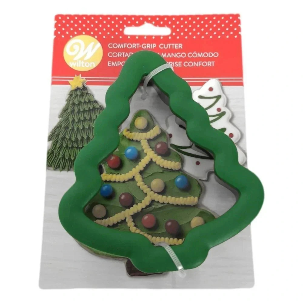 Wilton Snow Flake  Cookie Cutter Comfort‎ Grip Christmas Tree New